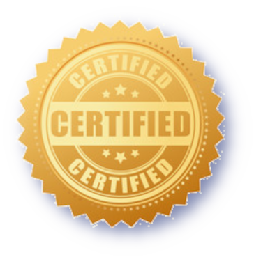 Certification badge